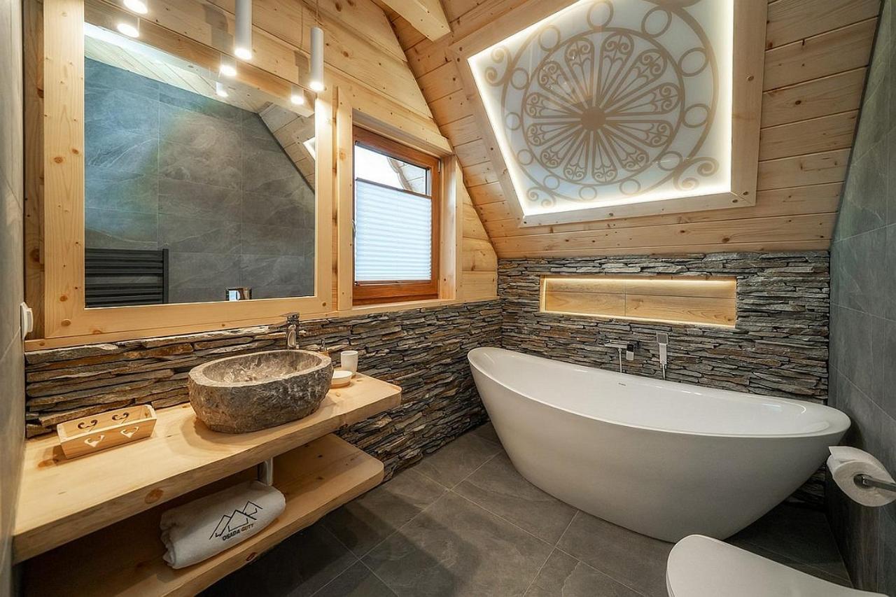 "Osada Guty" - Kazdy Domek Posiada Prywatne Jacuzzi Na Wylacznosc, W Cenie Pobytu - Idealne Miejsce Na Wypoczynek! Szaflary Ngoại thất bức ảnh